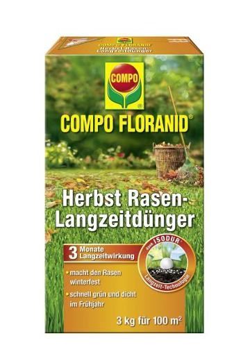 COMPO Floranid Herbst Rasen-Langzeitdünger 3 kg