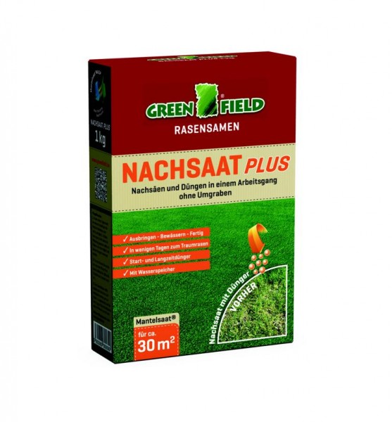 Greenfield Nachsaat Plus Rasenmischung 1kg