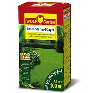 WOLF LH 100 Rasen-Starter-Dünger 2,5kg für 100qm