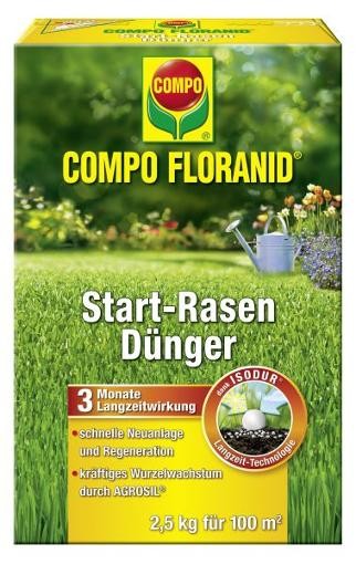 COMPO Floranid Start-Rasendünger 2,5 kg