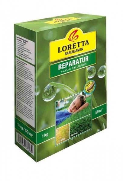 Loretta Reparatur Rasen 1kg Rasensamen