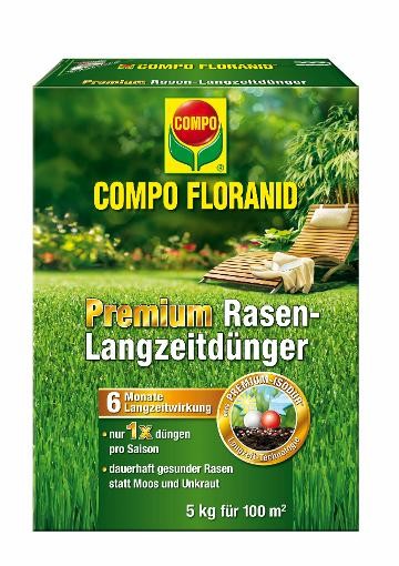 COMPO Floranid Premium Rasen-Langzeitdünger 5 kg
